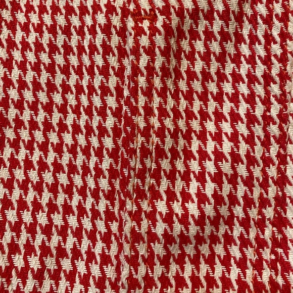 Topshop Red Houndstooth Jacket | US 6 UK 10 - Picture 9 of 13